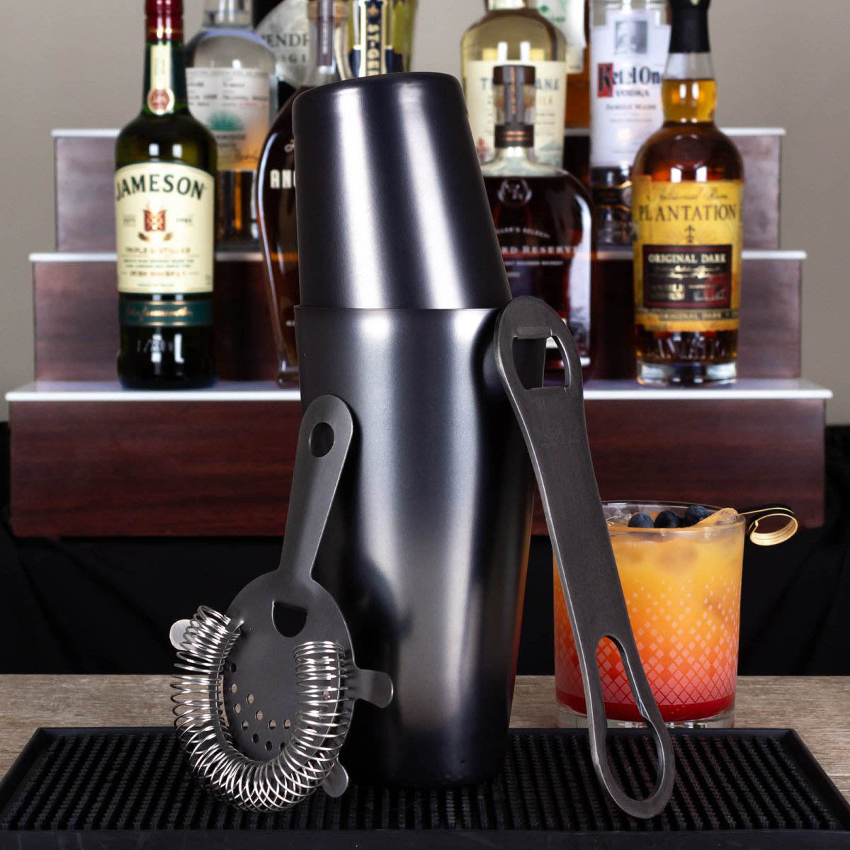 4 Piece Bar Set w/ V-rod® - Gunmetal