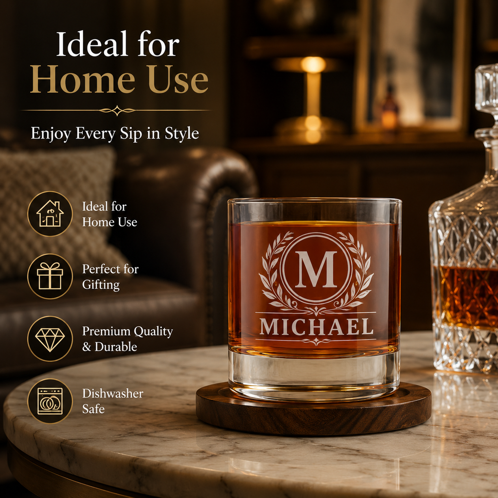 Personalized Whiskey Glasses