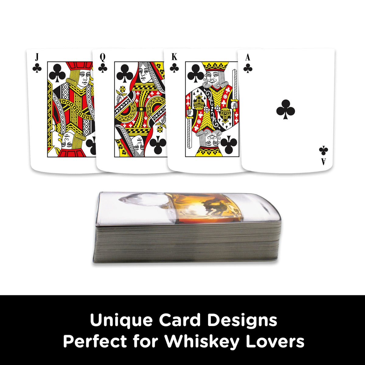Whiskey Shaped Poker Playing Cards