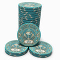 Gatsby Room Ceramic Poker Chips - Pack of 25