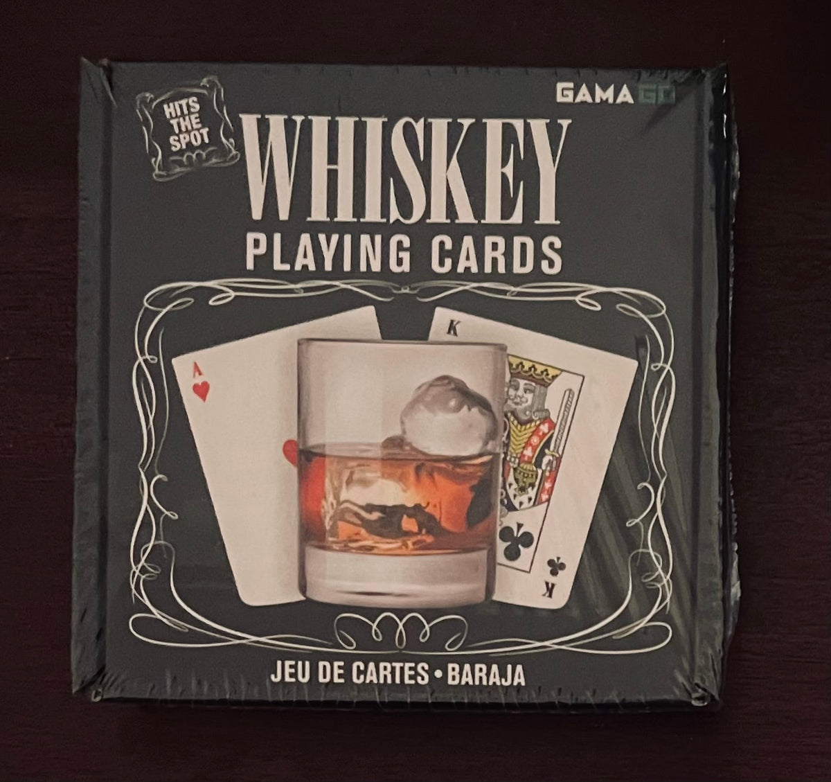 Whiskey Shaped Poker Playing Cards