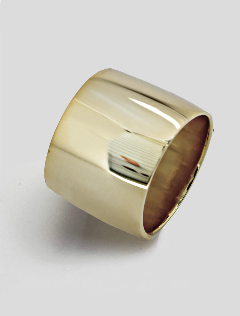 RICH Chunky Wide Cigar Band Ring
