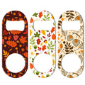 Autumn Pattern Mini Bottle Openers - Sold in Packs of 3 or Individually