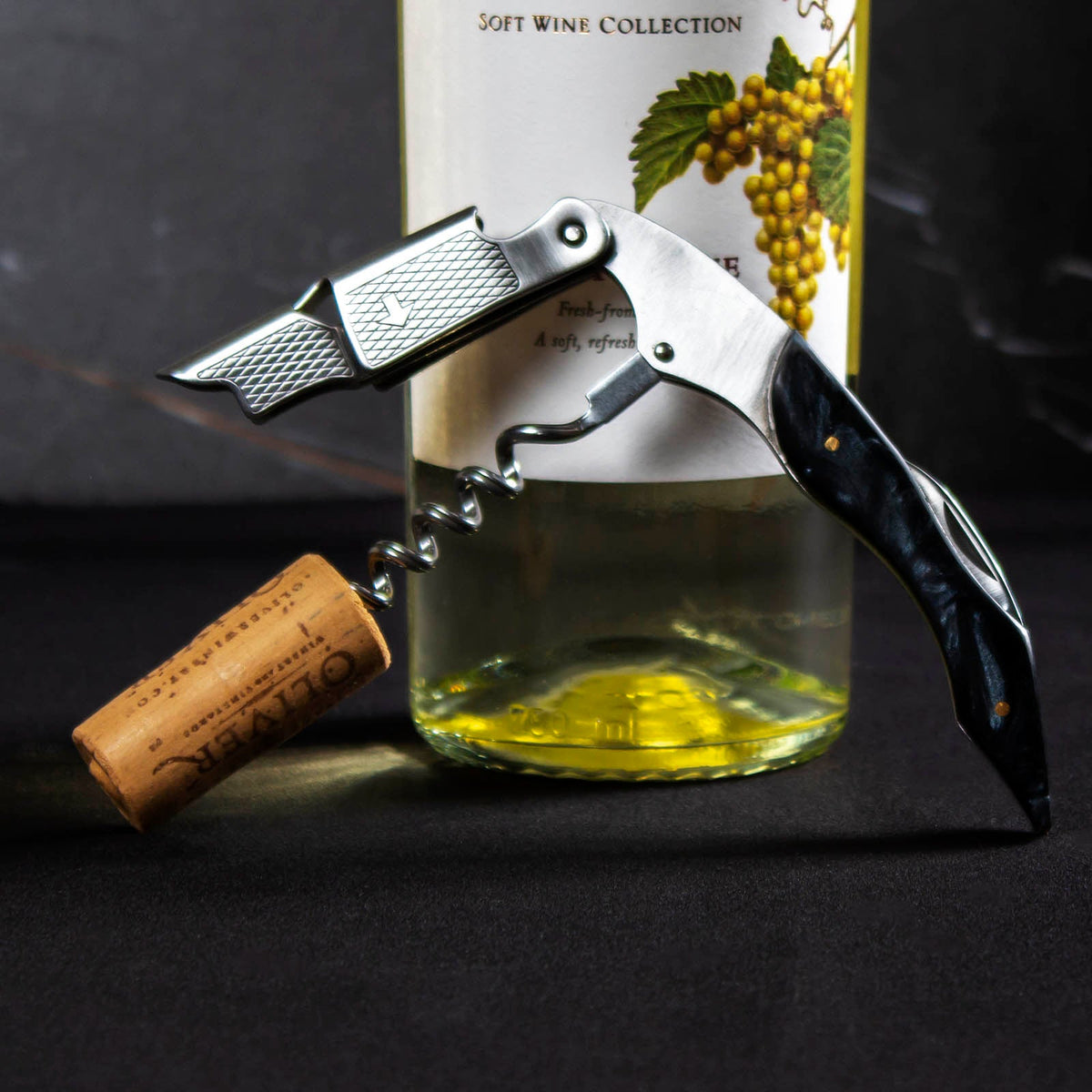BarConic® Double Level Premium Corkscrew- Resin Wood - (Color Options)