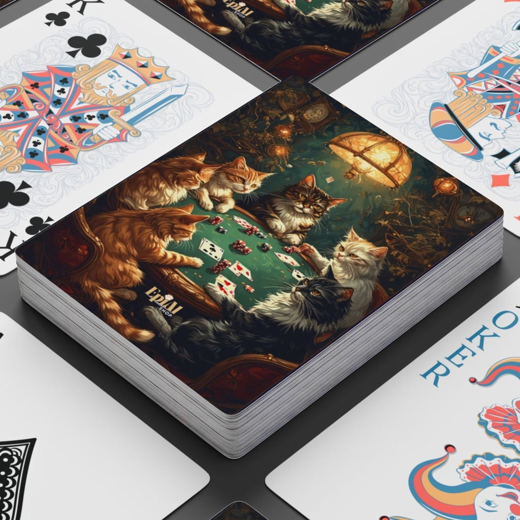 Cats Playing Poker Playing Cards - Ideal for Cat Lovers