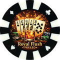 Poker Chip Drink Coasters – Giant Casino-Style Poker Coasters