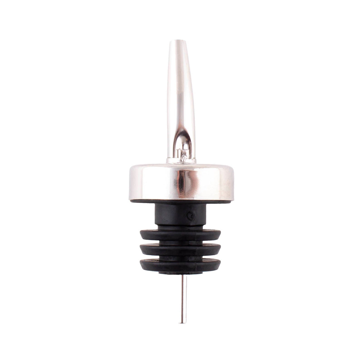 BarConic® Tapered Pourer w/ Wide Cork - Stainless Steel